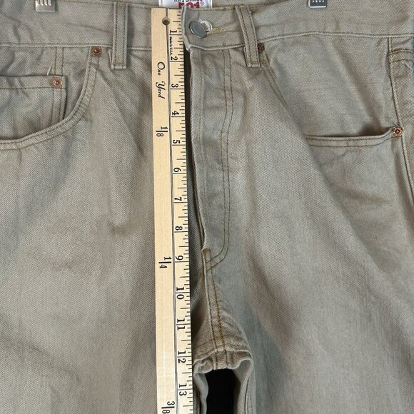 Vintage Levi’s 501 Straight Leg Button-fly Denim Jeans Size 33x30 Made In USA - Picture 4 of 9